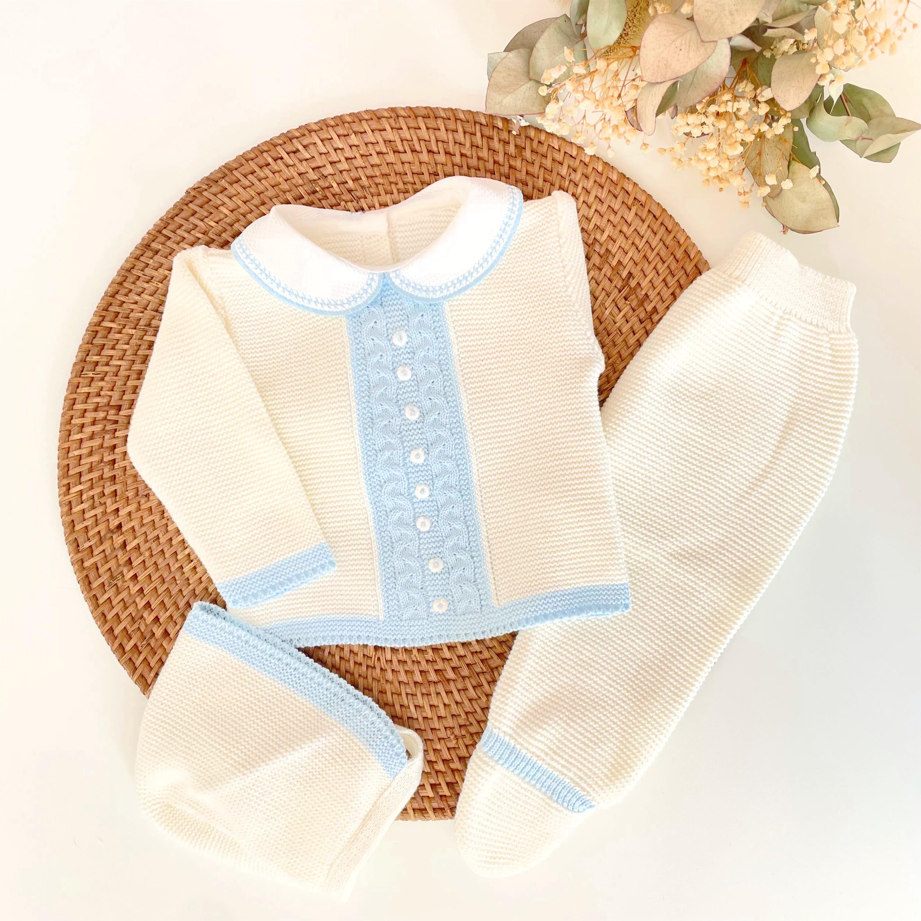 Suances Three Piece Knitted Outfit (4 Colors Available)