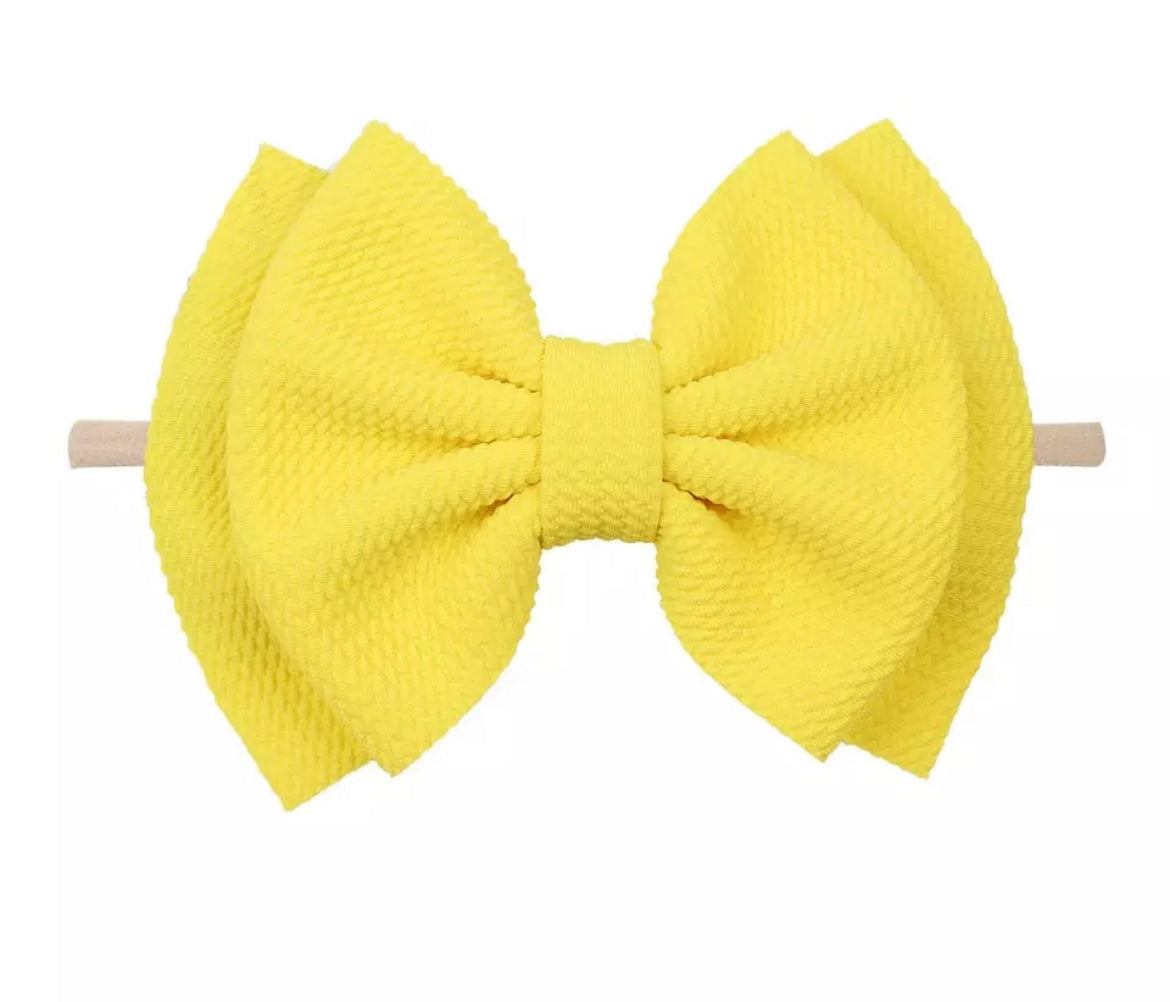 Yellow Baby Bow OH NANA