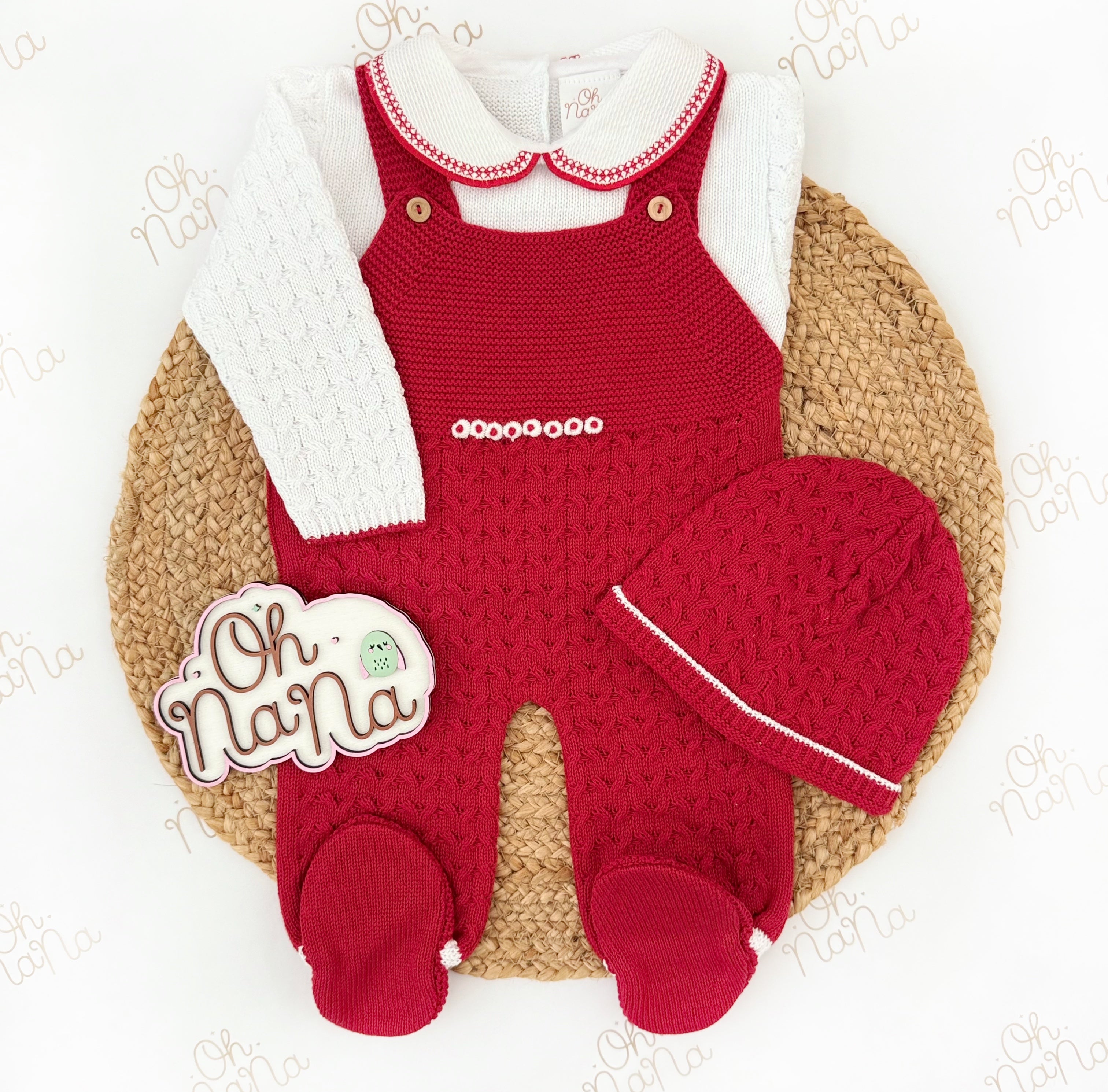 Bandy Three Piece Knitted Outfit (8 Colors Available)