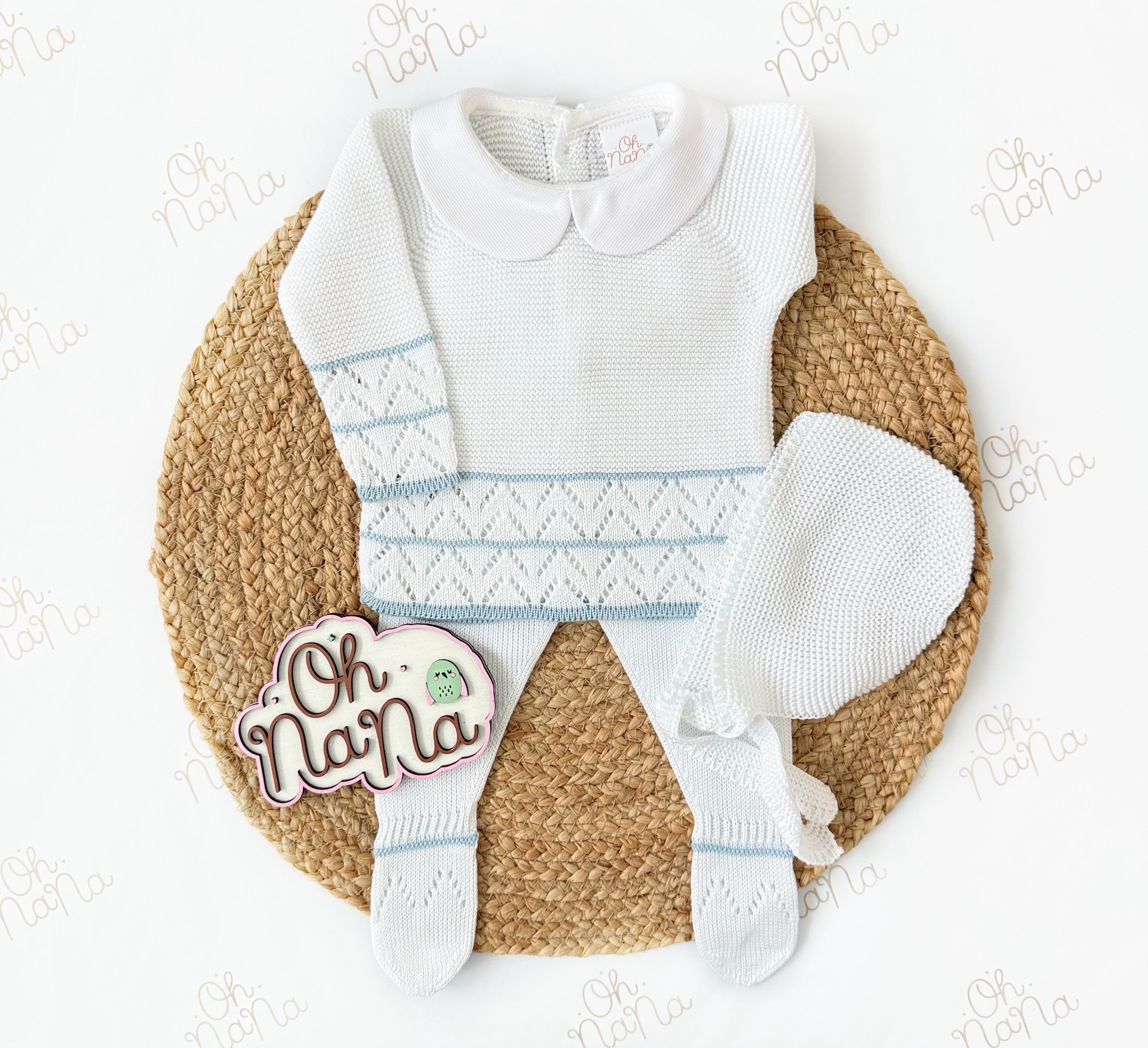 Alfie Newborn Three Piece Outfit (4 Colors Available)