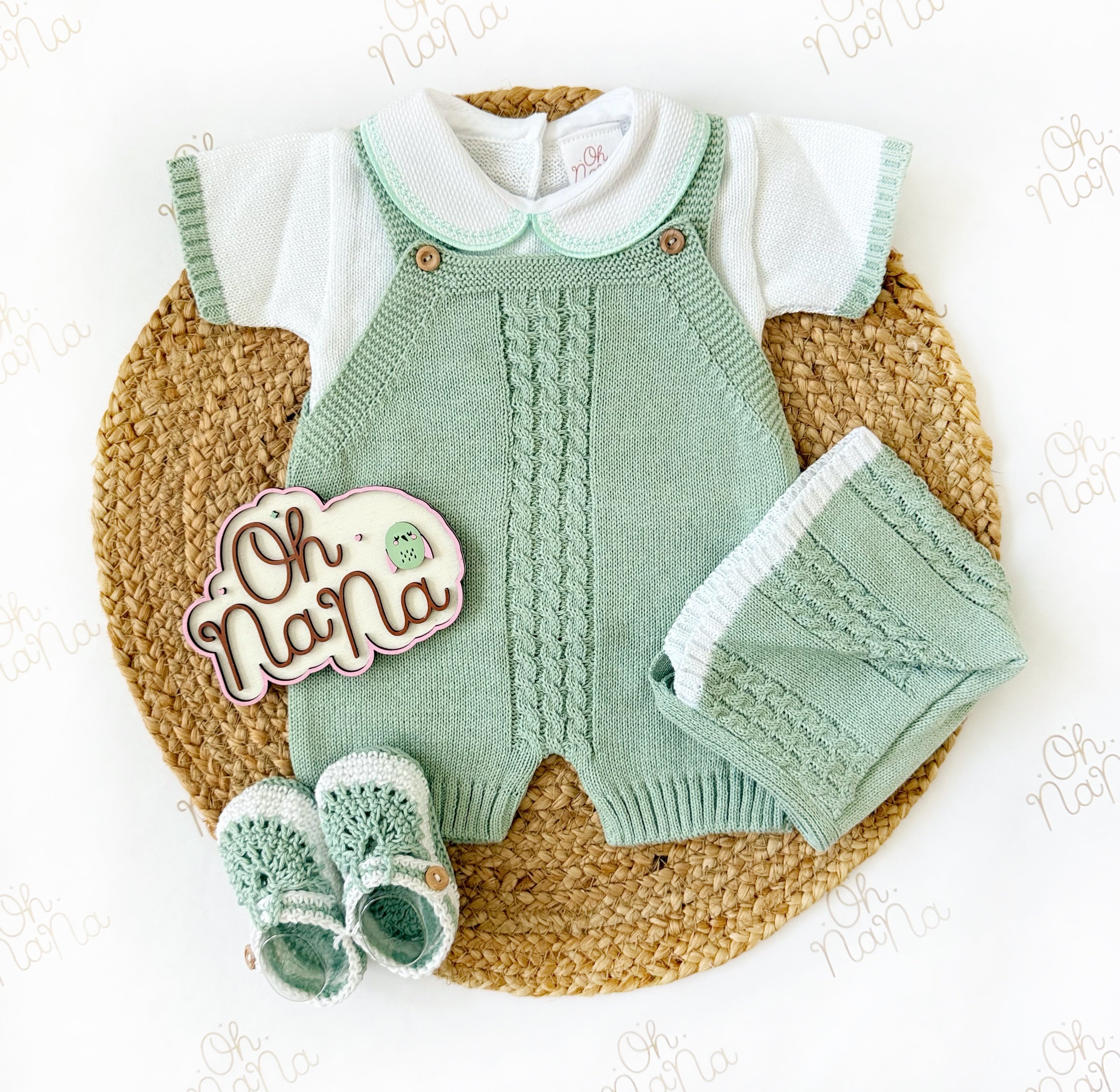 Simon 4 Piece Knitted Outfit (7 Colors Available)