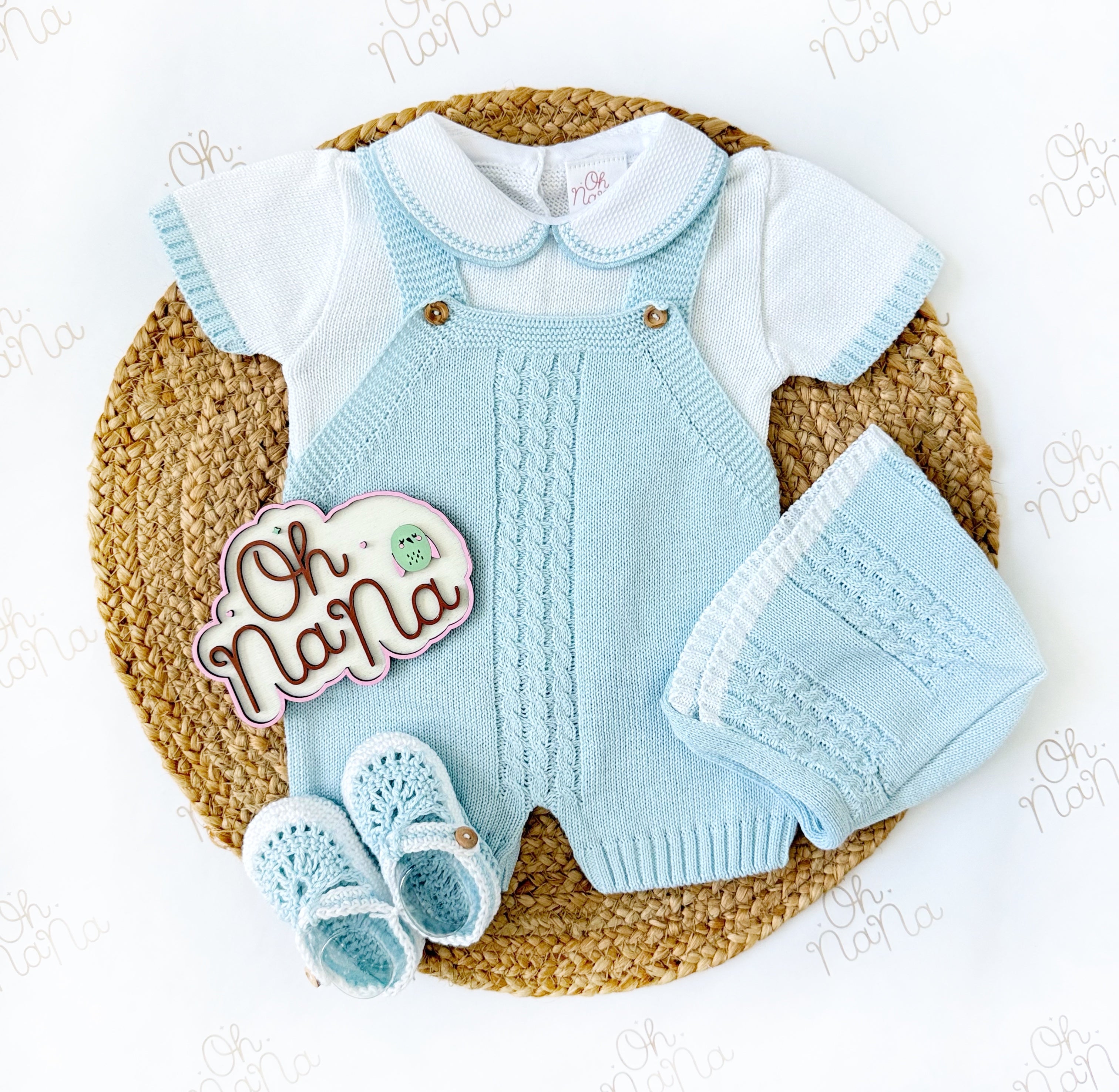 Simon 4 Piece Knitted Outfit (7 Colors Available)