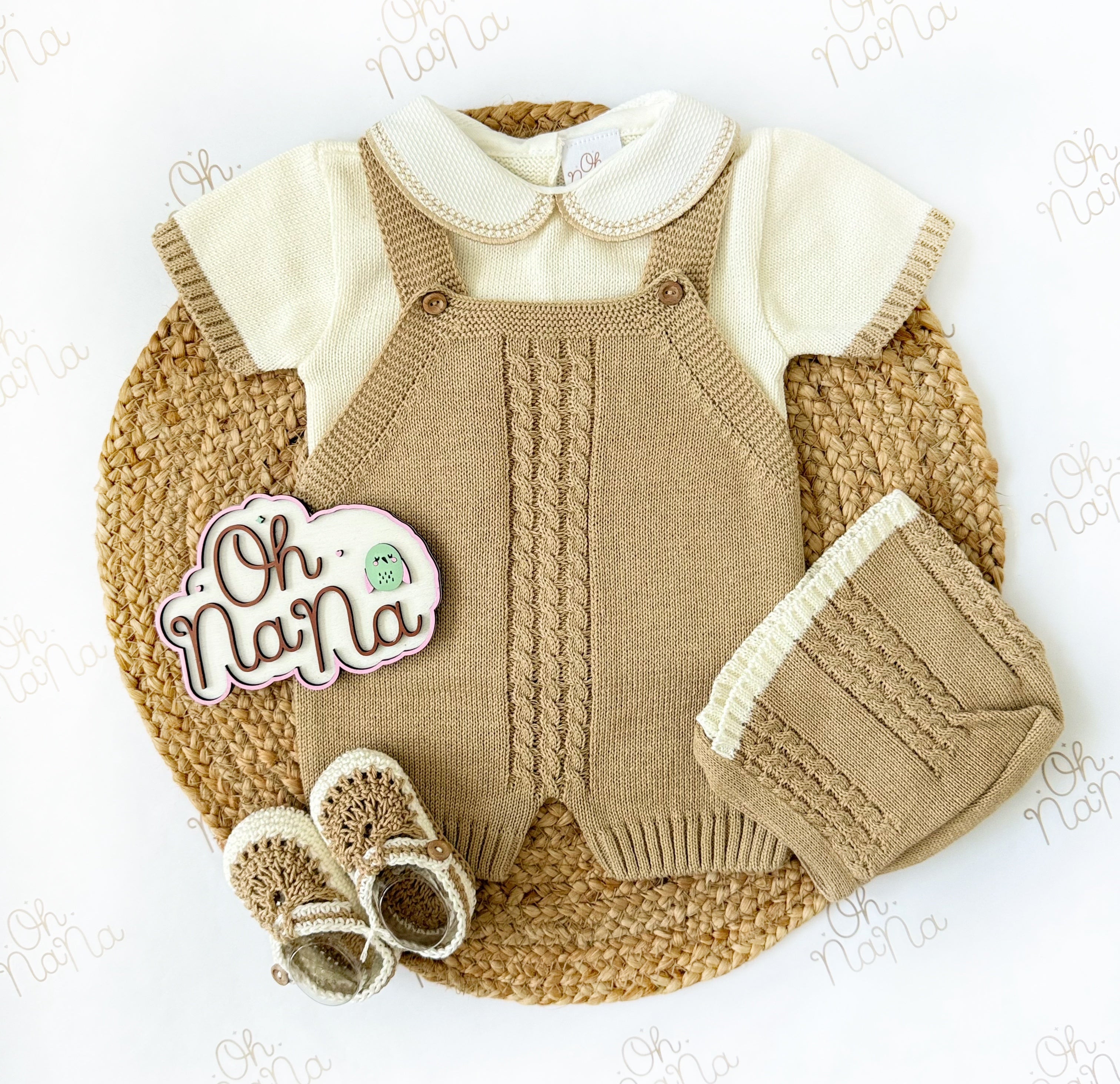 Simon 4 Piece Knitted Outfit (7 Colors Available)