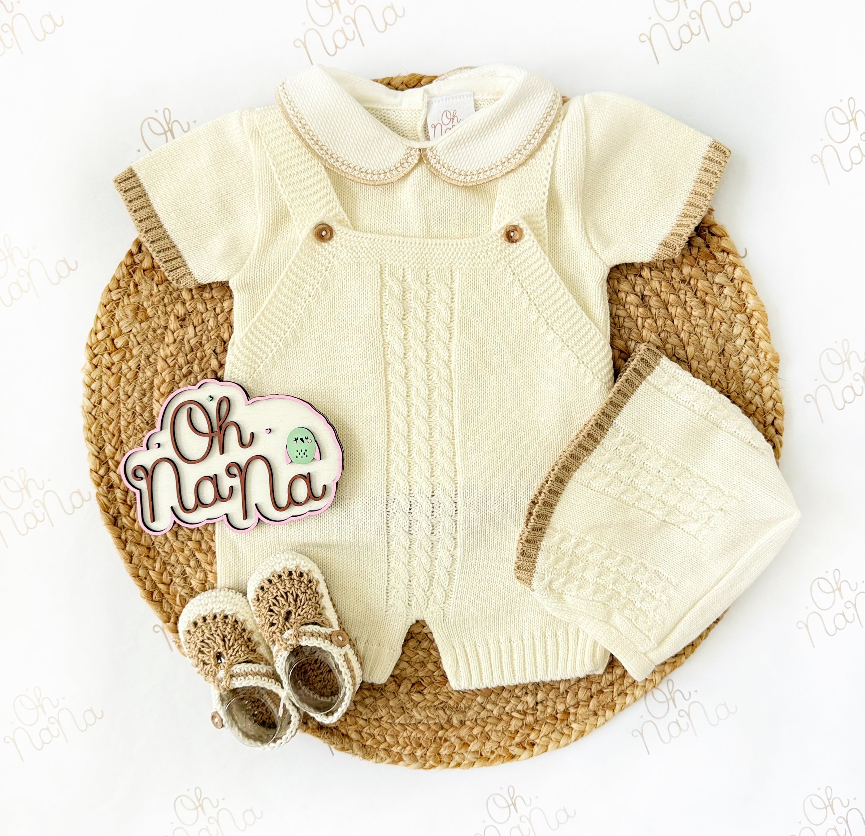 Simon 4 Piece Knitted Outfit (7 Colors Available)