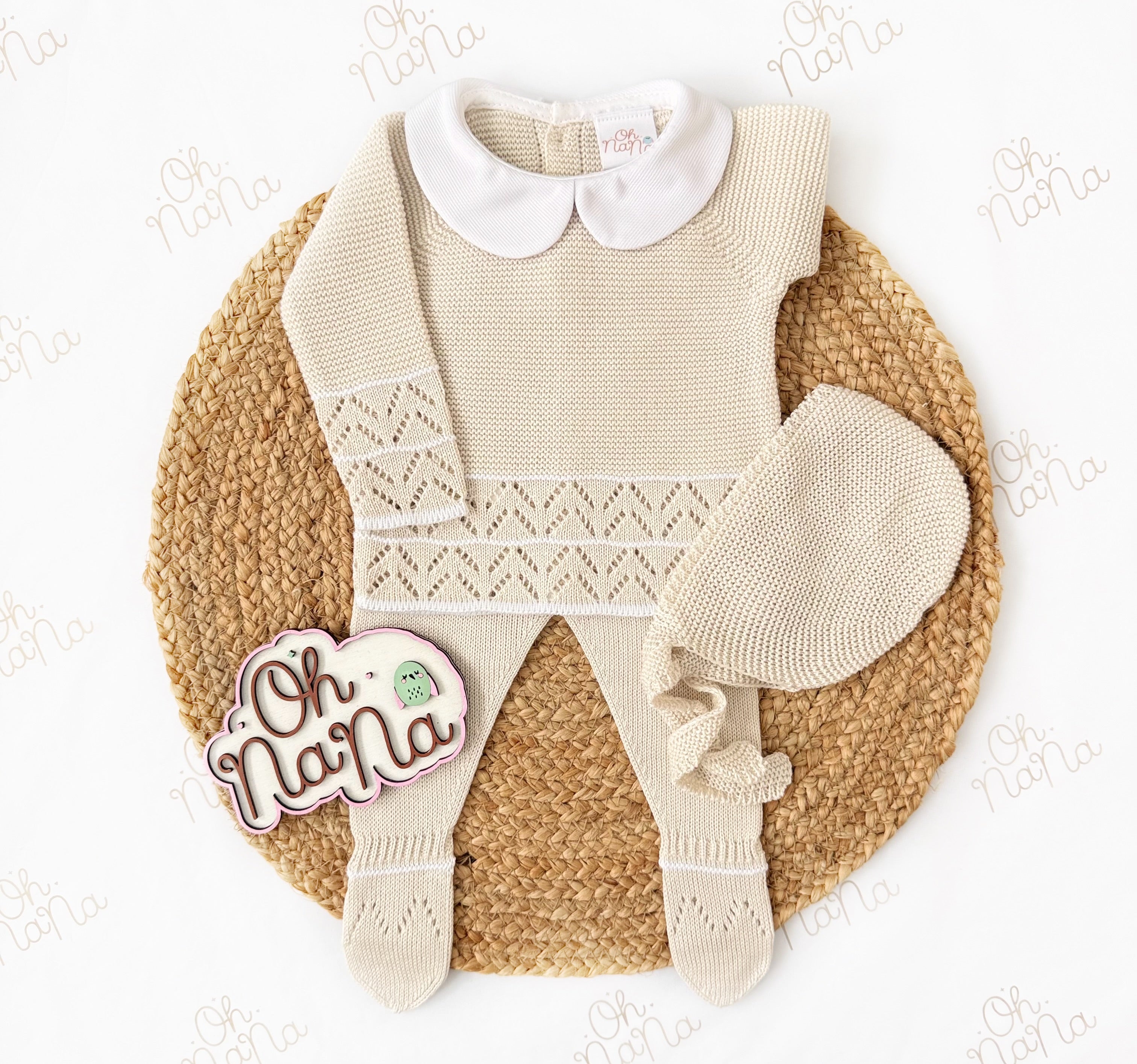 Alfie Newborn Three Piece Outfit (4 Colors Available)