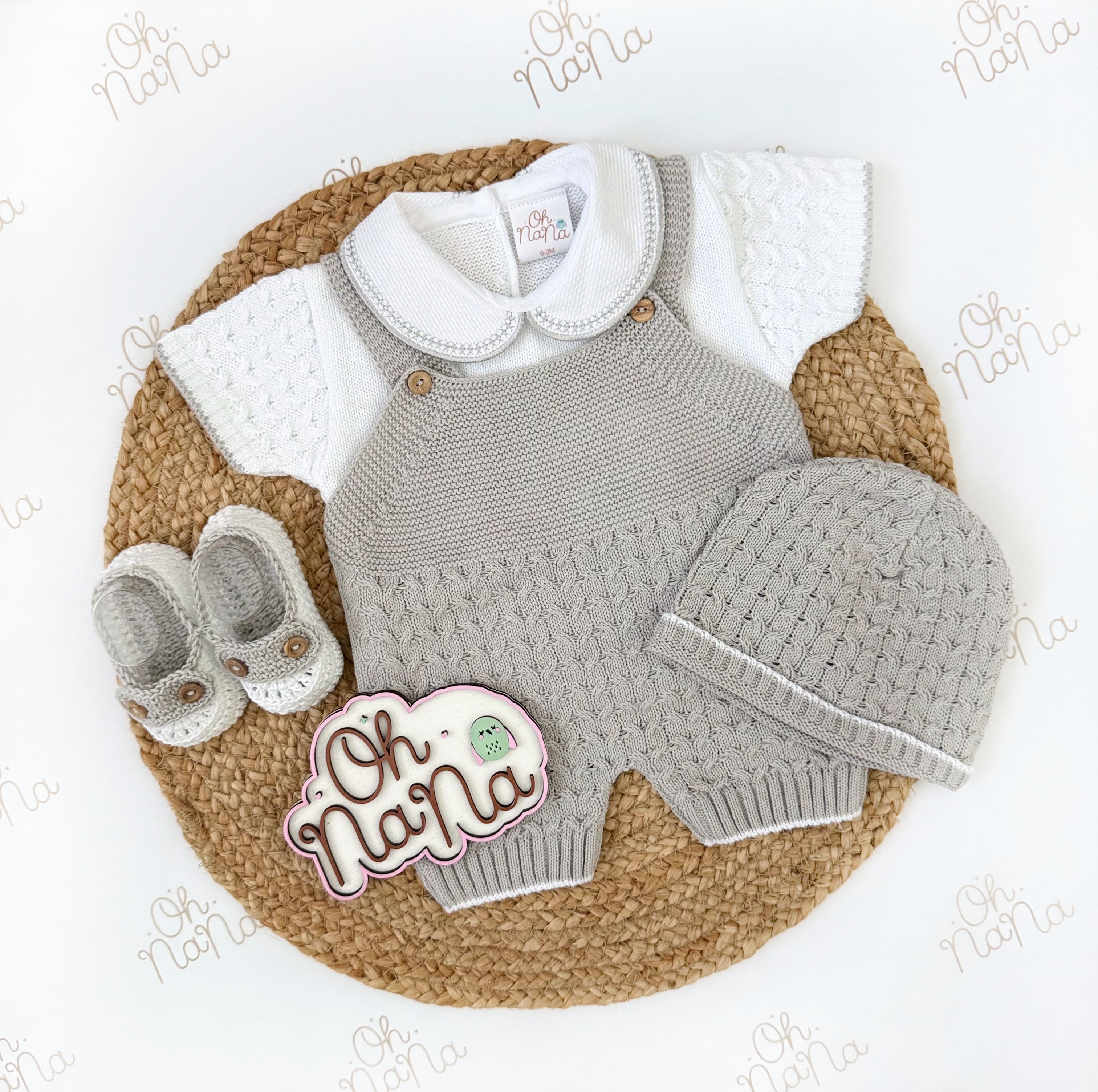 Bandy 4 Piece Knitted Outfit (7 Colors Available)